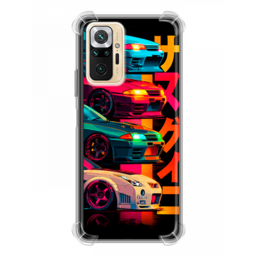 Чехол для Xiaomi RedMi Note 10 Pro с принтом япония аниме (Сяоми Редми Ноут 10 Про)